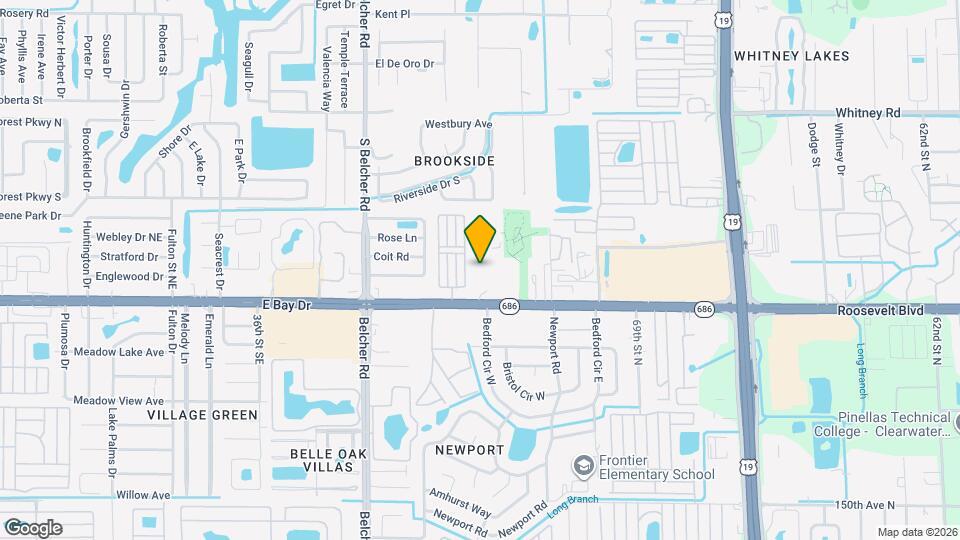 4500 E Bay Dr Map and Location Details