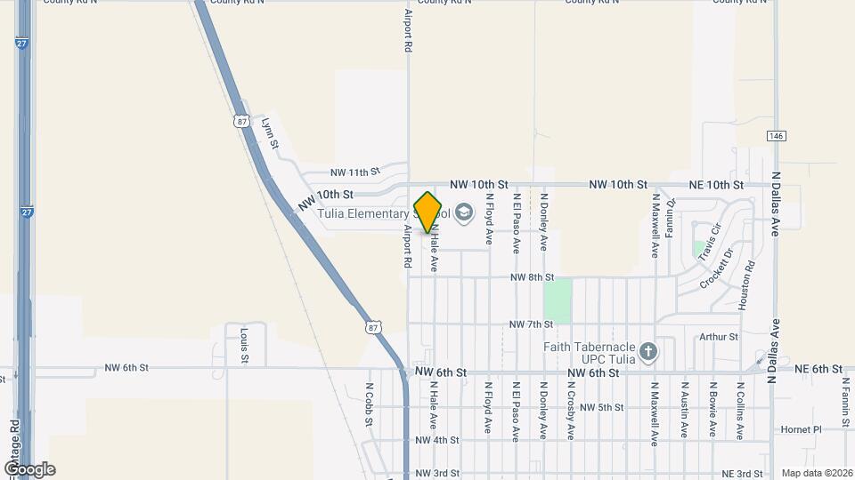 801 N Hale Ave Map and Location Details