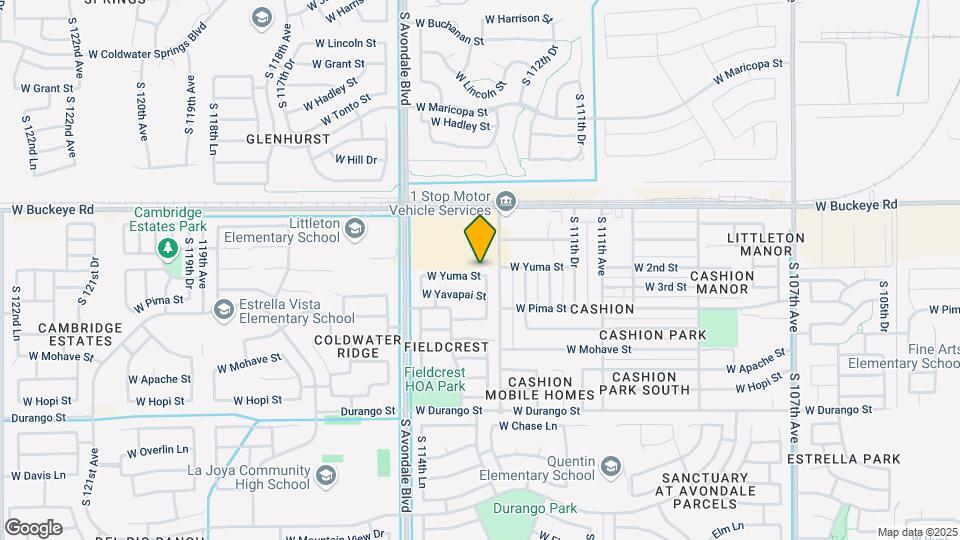 11362 W Hopi St Map and Location Details