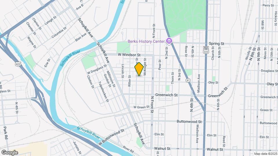 717 Weiser St Map and Location Details