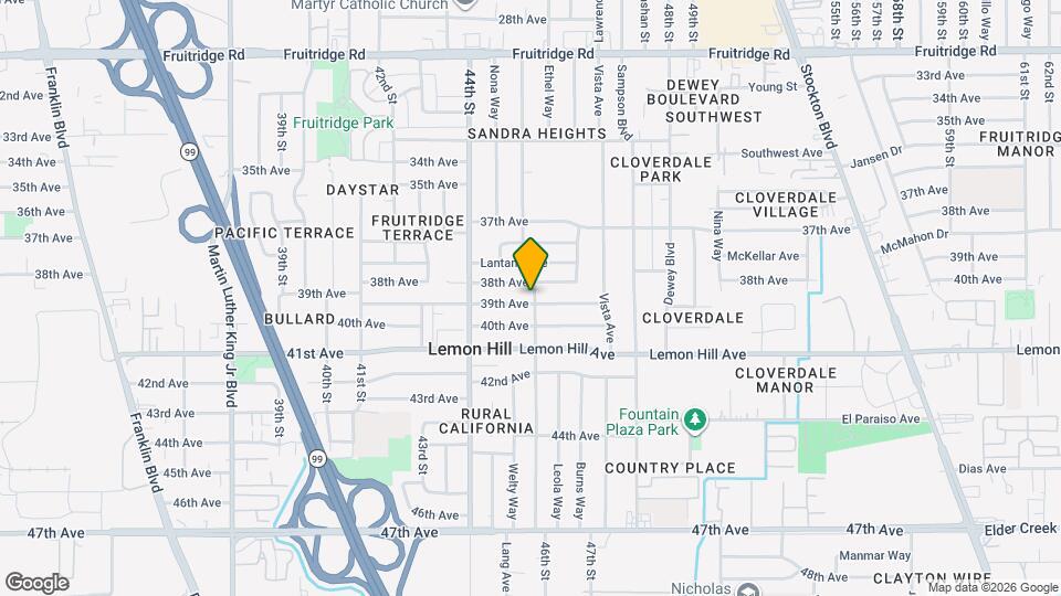 4551 39th Ave Mapa y Detalles de la Ubicación