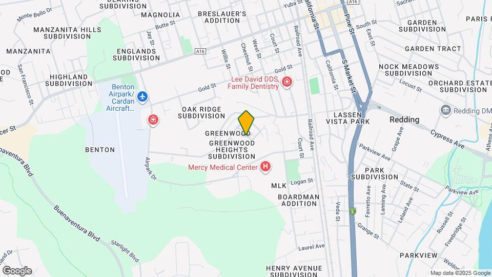 2254 Crestview Ave Map and Location Details