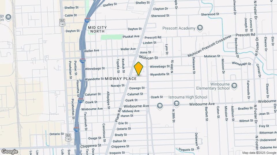 3160 Wyandotte St Map and Location Details
