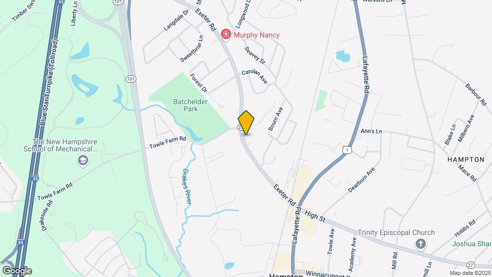 93 Exeter Rd Map and Location Details