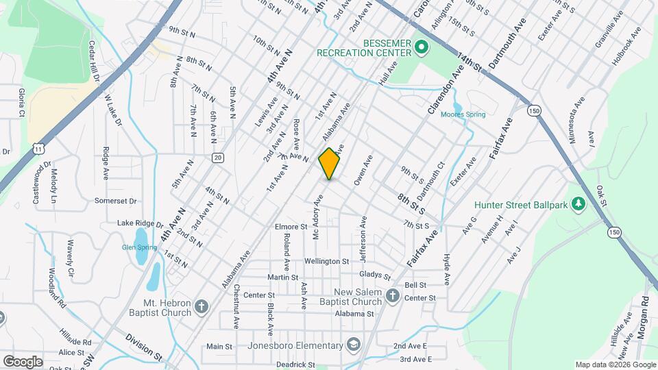 629 McAdory Alley Map and Location Details