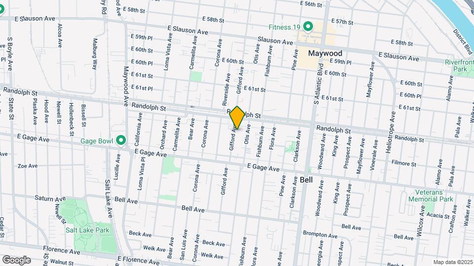 6234 Gifford Ave Mapa y Detalles de la Ubicación
