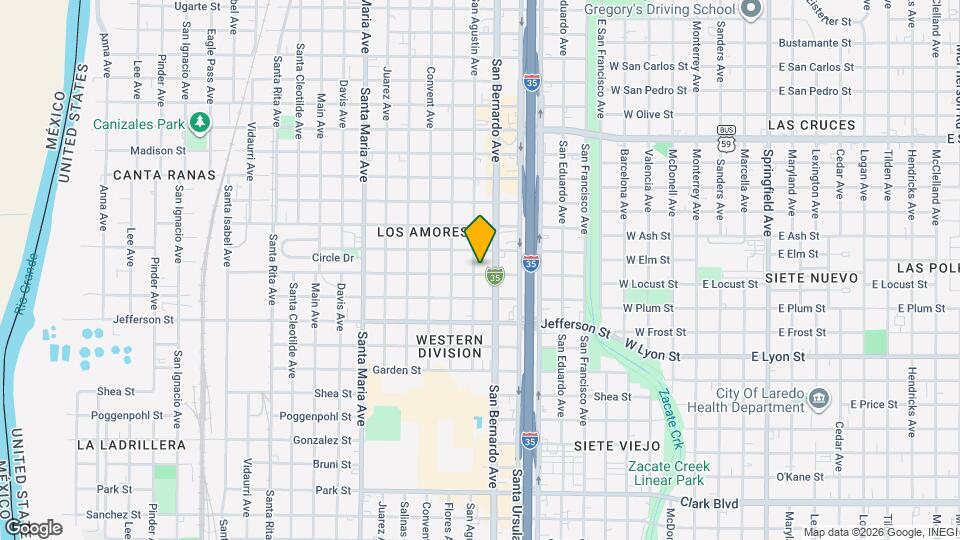 2901 San Agustin Ave Map and Location Details