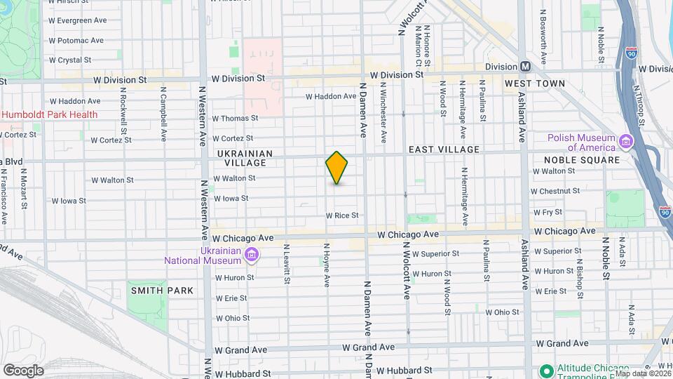 2046 W Iowa St, Unit G Map and Location Details