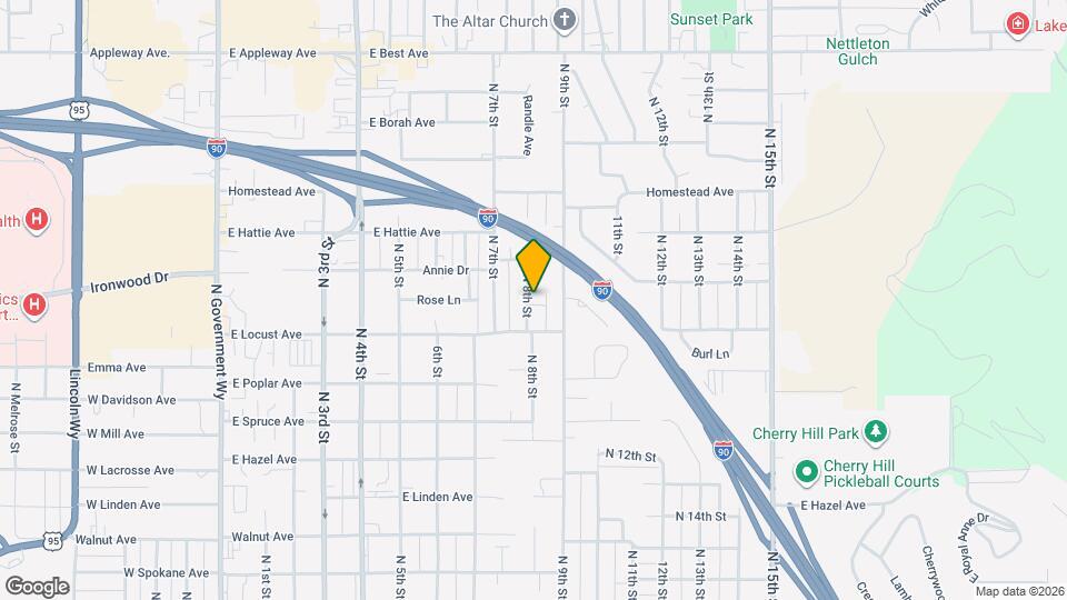 1916 N 8th St Map and Location Details