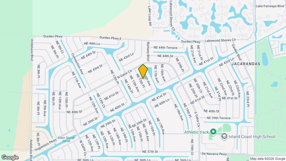 4125 NE 15th Pl Map and Location Details