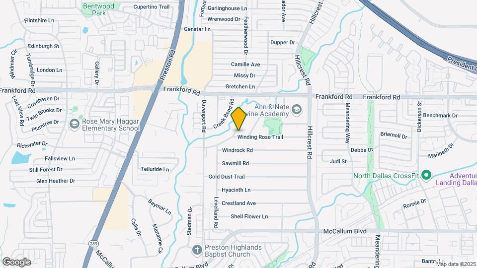 7102 Winding Creek Rd, Unit 352BD Mapa y Detalles de la Ubicación