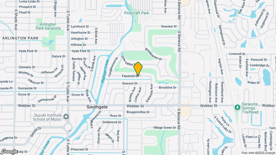 3316 Espanola Dr Map and Location Details
