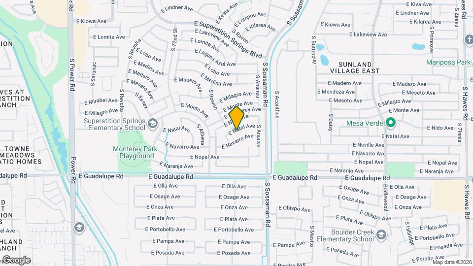 7459 E Natal Ave Map and Location Details