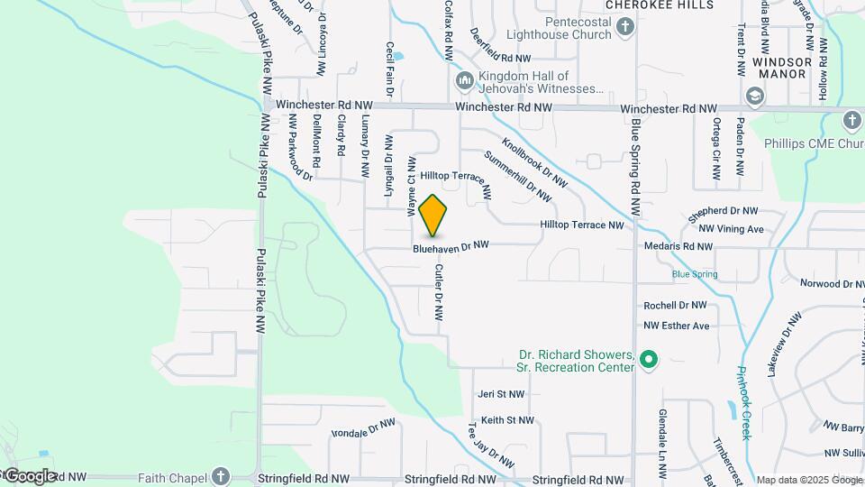 4736 Bluehaven Dr NW Map and Location Details