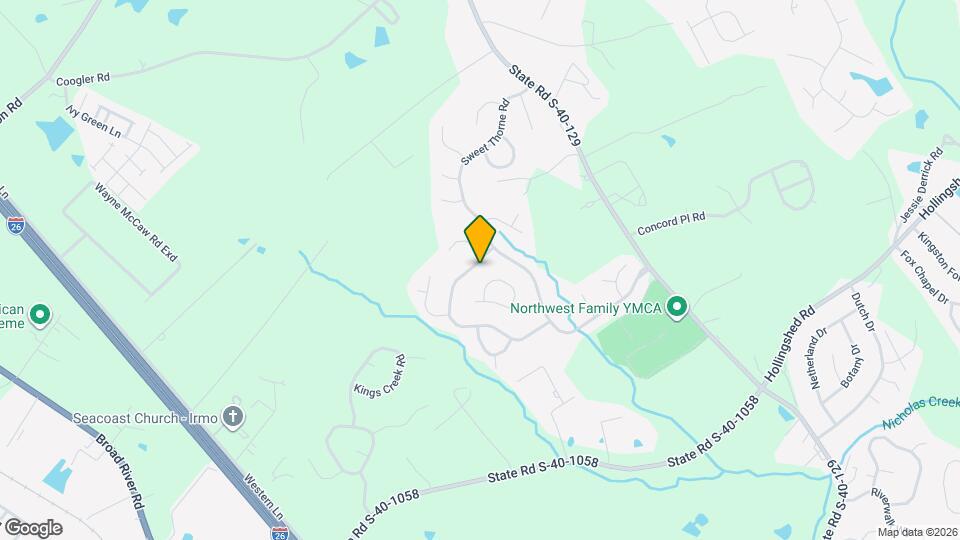 62 Sweet Thorne Cir Mapa y Detalles de la Ubicación