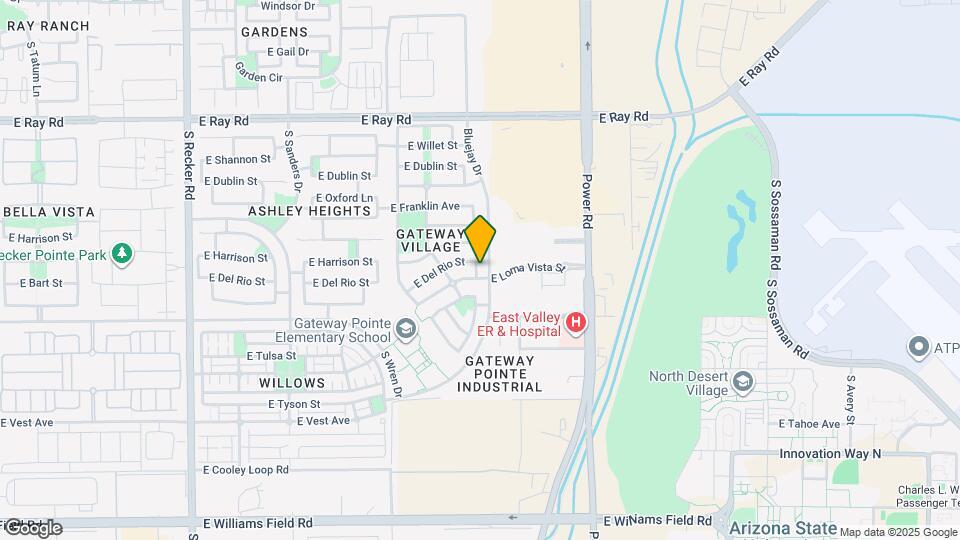 1909 S Starling Dr Map and Location Details