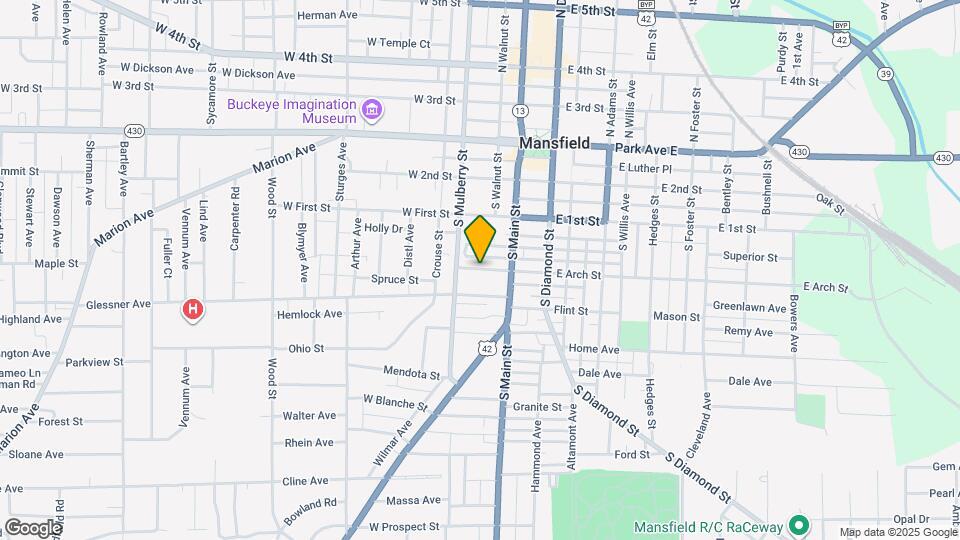 37 W Arch St Map and Location Details