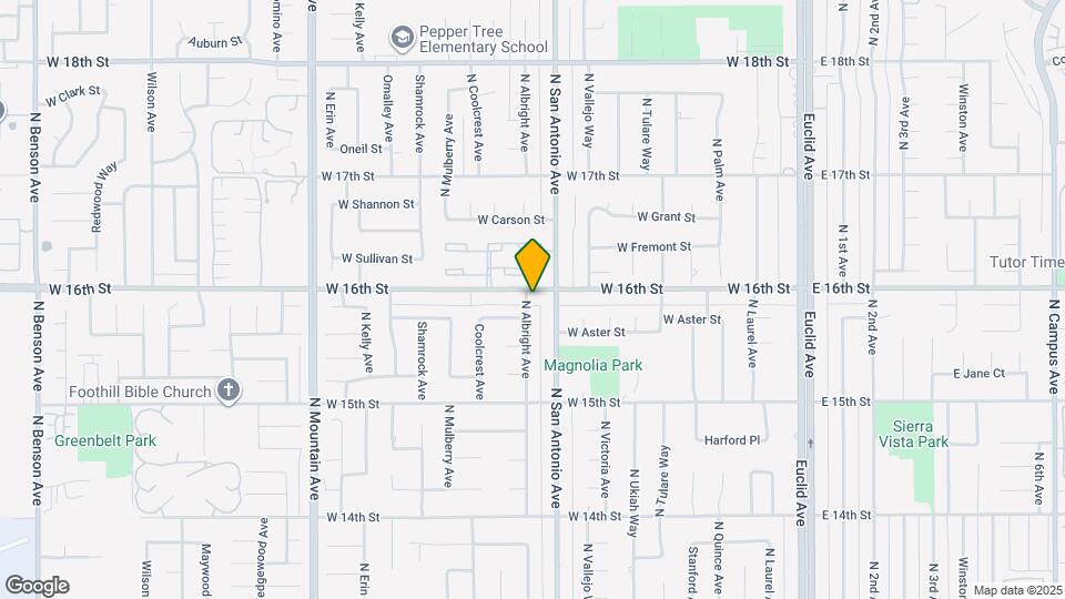 834 W 16th St Map and Location Details