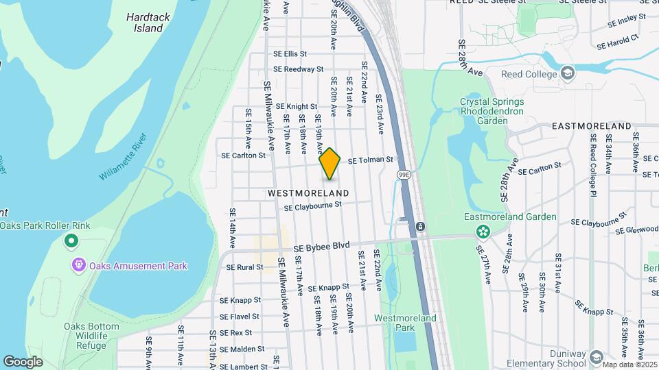 6426 SE 19th Ave Map and Location Details