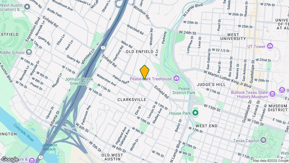 1515 Enfield Rd Map and Location Details