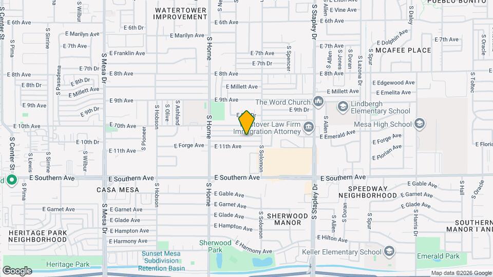 935 E 10th Dr Map and Location Details
