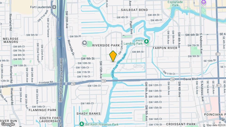 1341 SW 10th St Map and Location Details