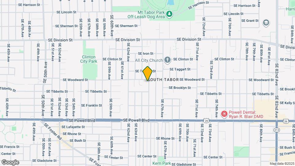 2913 SE 65th Ave Map and Location Details
