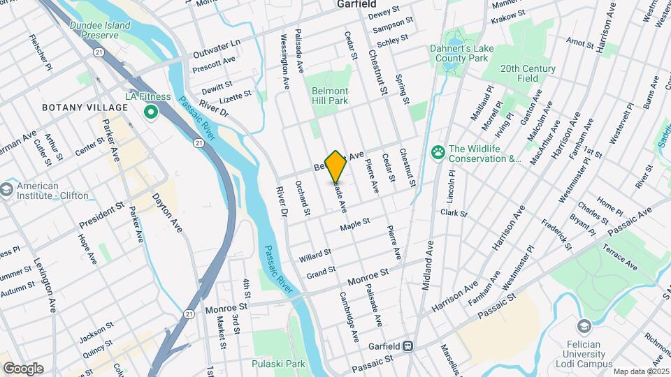 275 Palisade Ave Mapa y Detalles de la Ubicación
