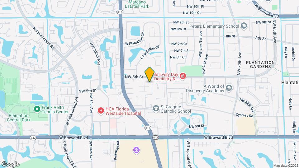 7761 NW 4th St Map and Location Details
