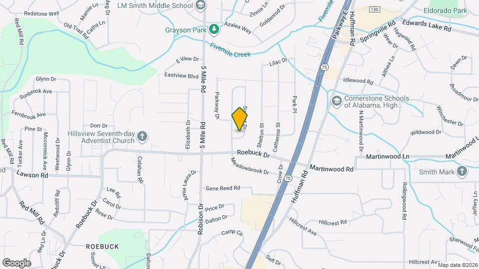 818 Sunset Dr Map and Location Details