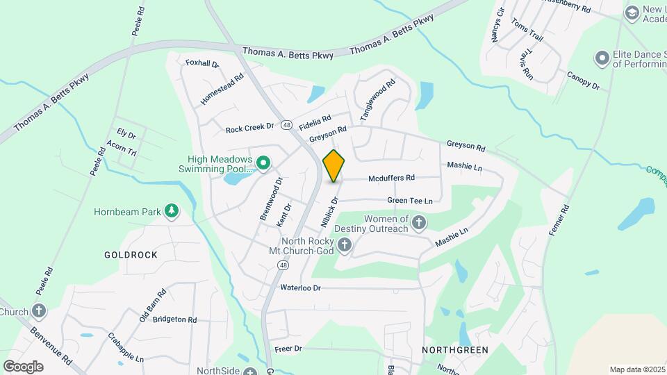 1132 Niblick Dr Map and Location Details