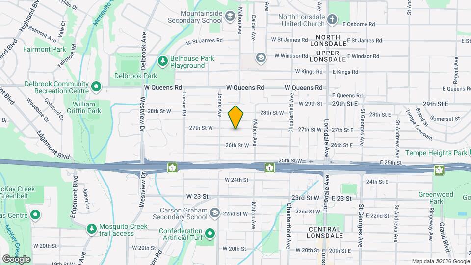335 27th St W Map and Location Details