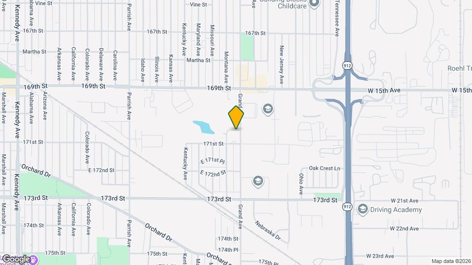 3546 170th Pl Map and Location Details