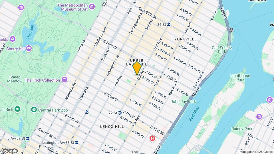 1471 Second Ave Mapa y Detalles de la Ubicación