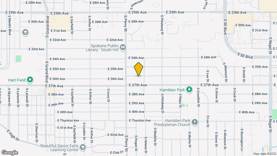 1514 E 36th Ave Map and Location Details