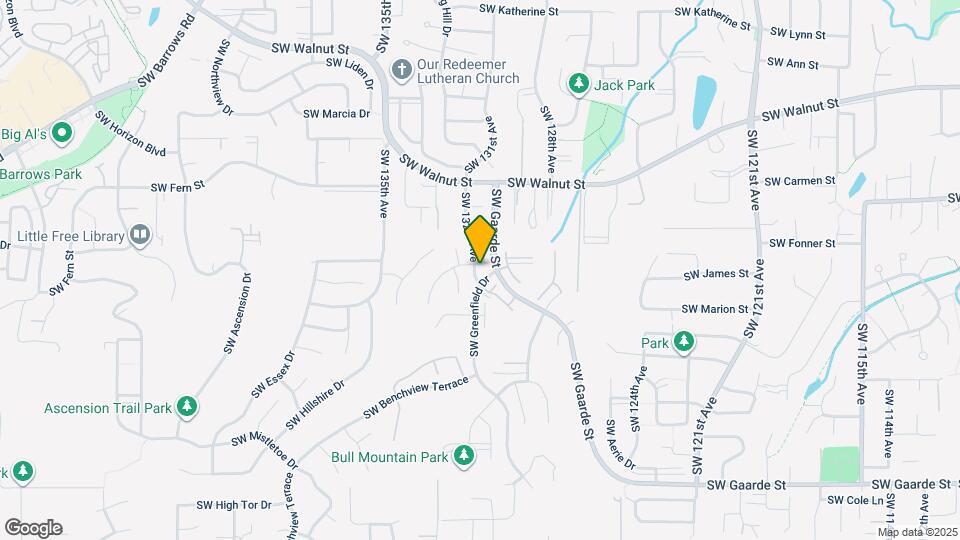 13065 SW Seca Ct Map and Location Details