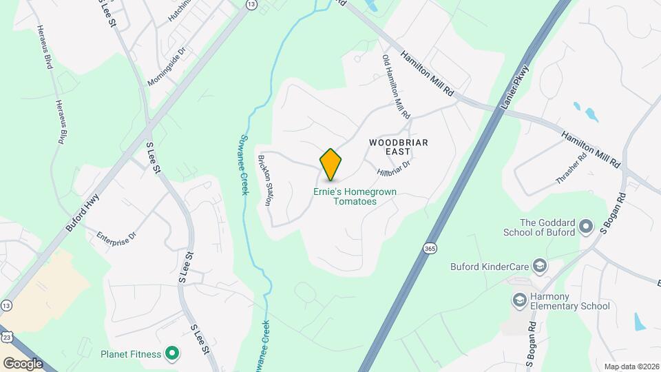2172 Woodbriar Dr Map and Location Details
