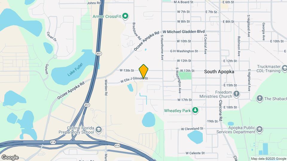 414 W Ella J Gilmore St Map and Location Details