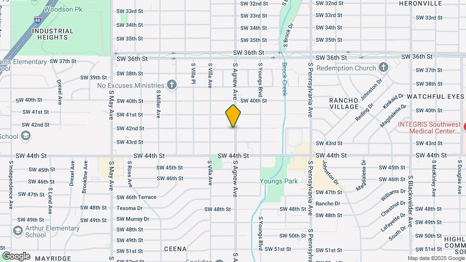 4308-4330 S Agnew Ave Map and Location Details