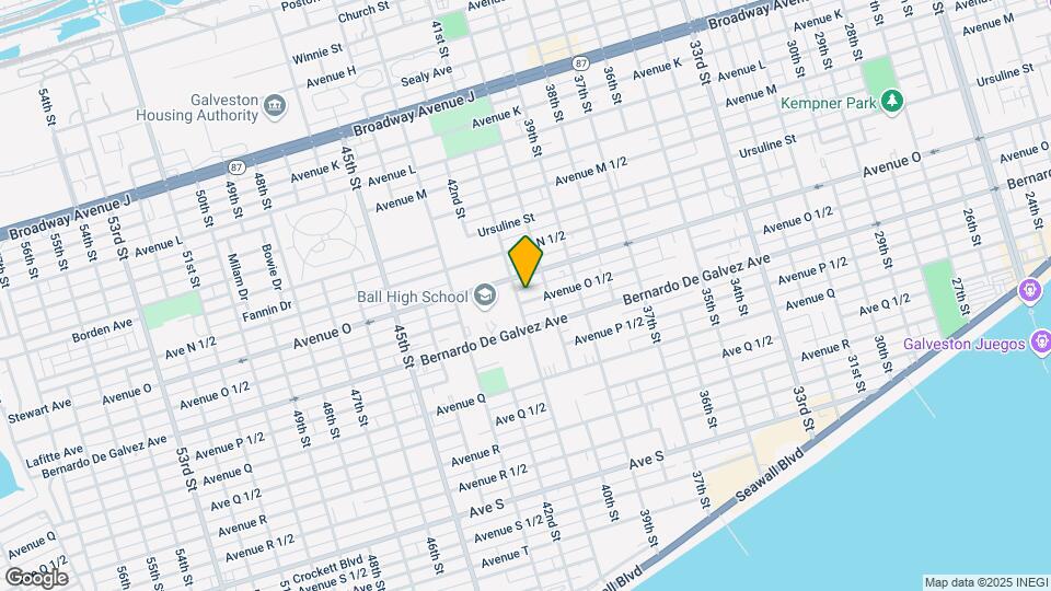 4020 Avenue O 1/2 Map and Location Details