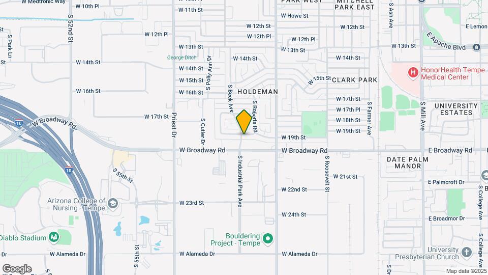 1019 W 19th St Map and Location Details