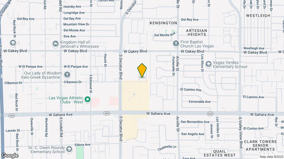 4704 O'Bannon Dr Map and Location Details