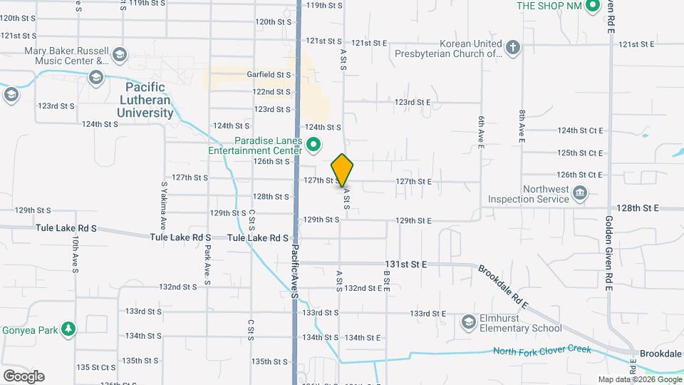 12710 A St S Map and Location Details