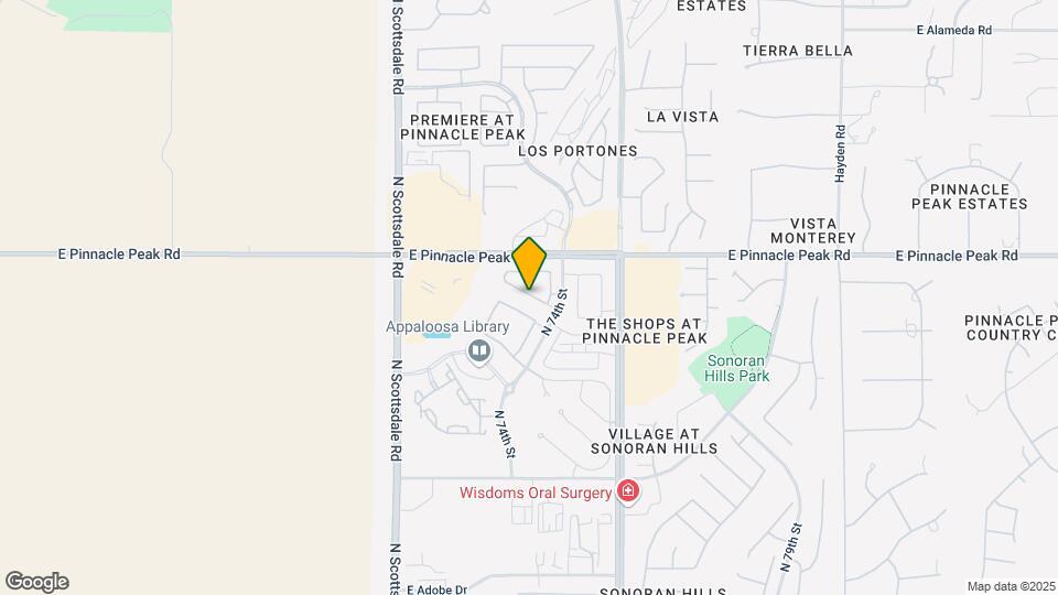 7347 E Casitas Del Rio Dr Map and Location Details