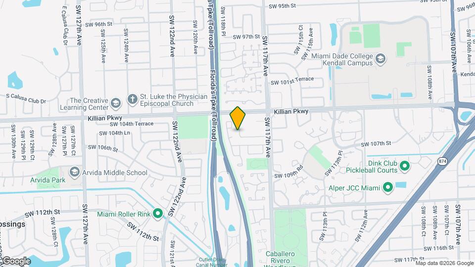 10602 SW 118th Ave Map and Location Details