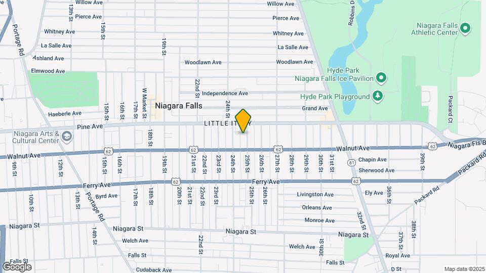 628 25th St Map and Location Details