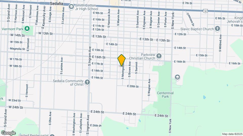 1704 S Montgomery Ave Map and Location Details