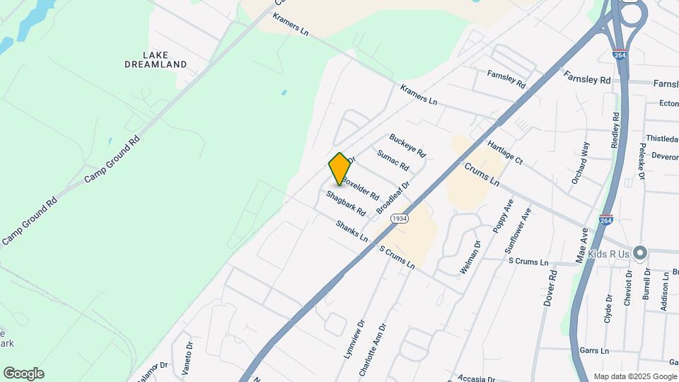 3421 Shagbark Rd Map and Location Details