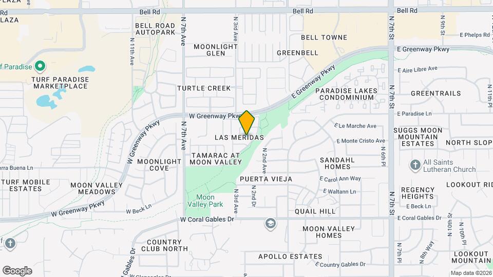 313 W Monte Cristo Ave Map and Location Details