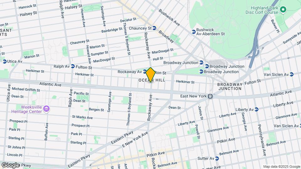 182 Rockaway Ave Map and Location Details